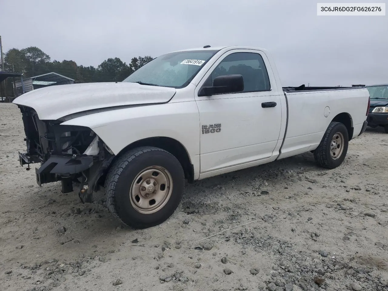 2015 Ram 1500 St VIN: 3C6JR6DG2FG626276 Lot: 78641914