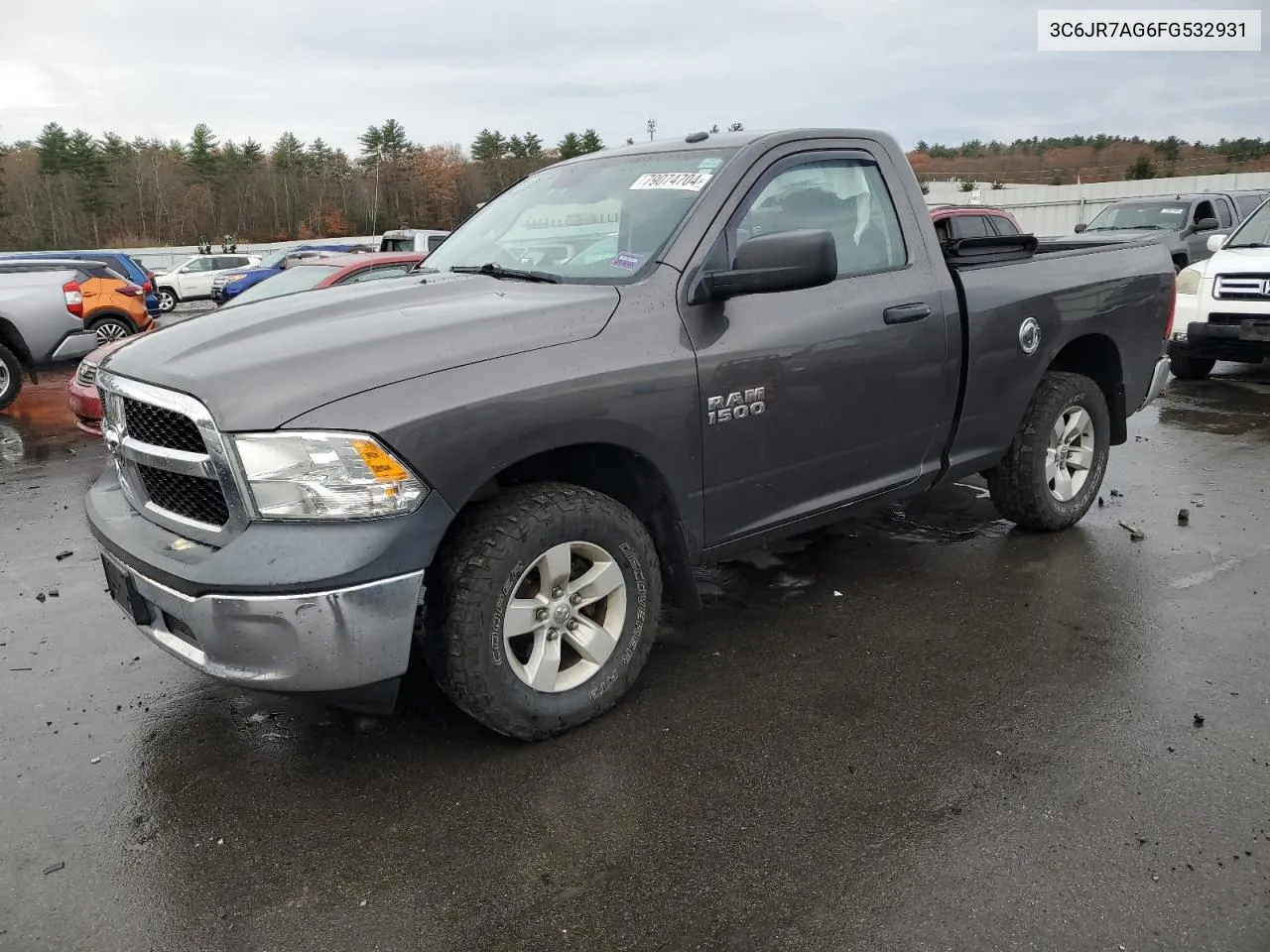 2015 Ram 1500 St VIN: 3C6JR7AG6FG532931 Lot: 79074704