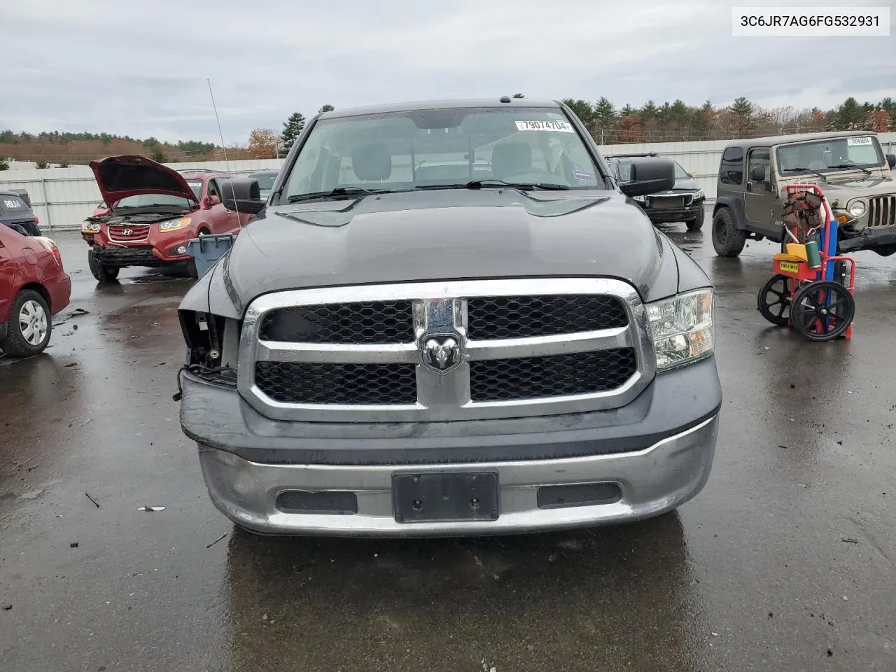 2015 Ram 1500 St VIN: 3C6JR7AG6FG532931 Lot: 79074704