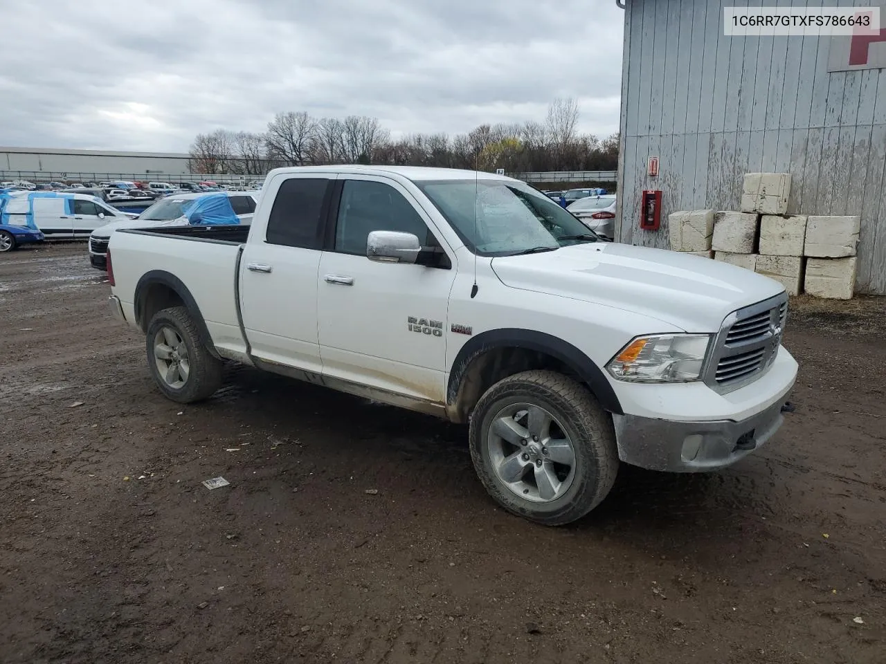 2015 Ram 1500 Slt VIN: 1C6RR7GTXFS786643 Lot: 79170114