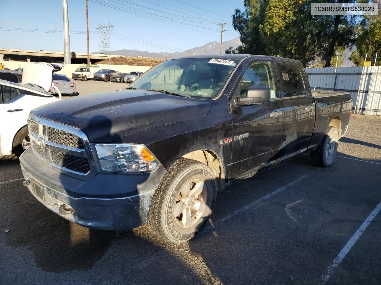 2015 Ram 1500 St VIN: 1C6RR7SM8FS638023 Lot: 79846414