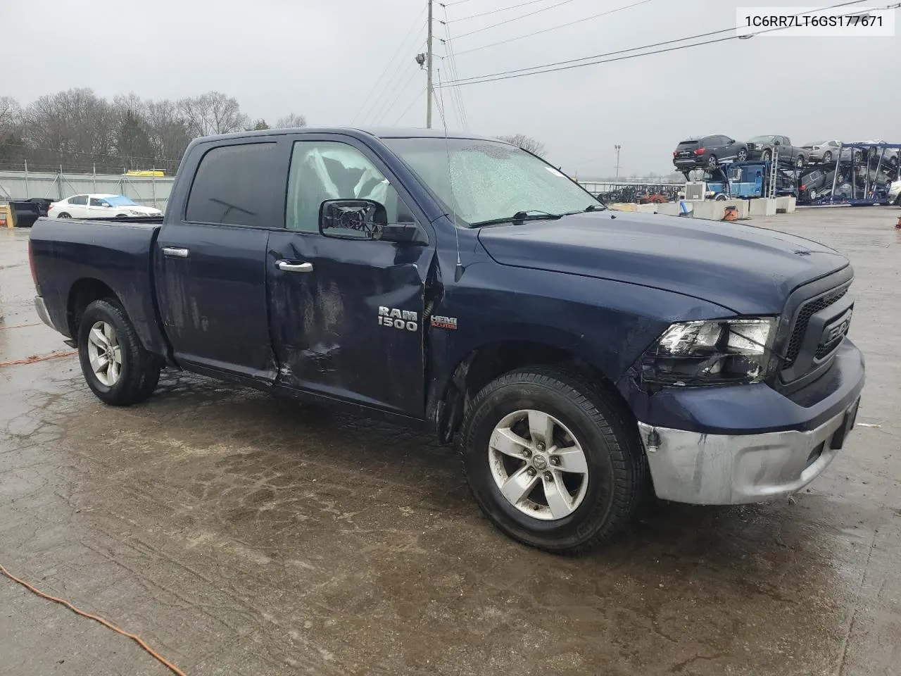 2016 Ram 1500 Slt VIN: 1C6RR7LT6GS177671 Lot: 44193334