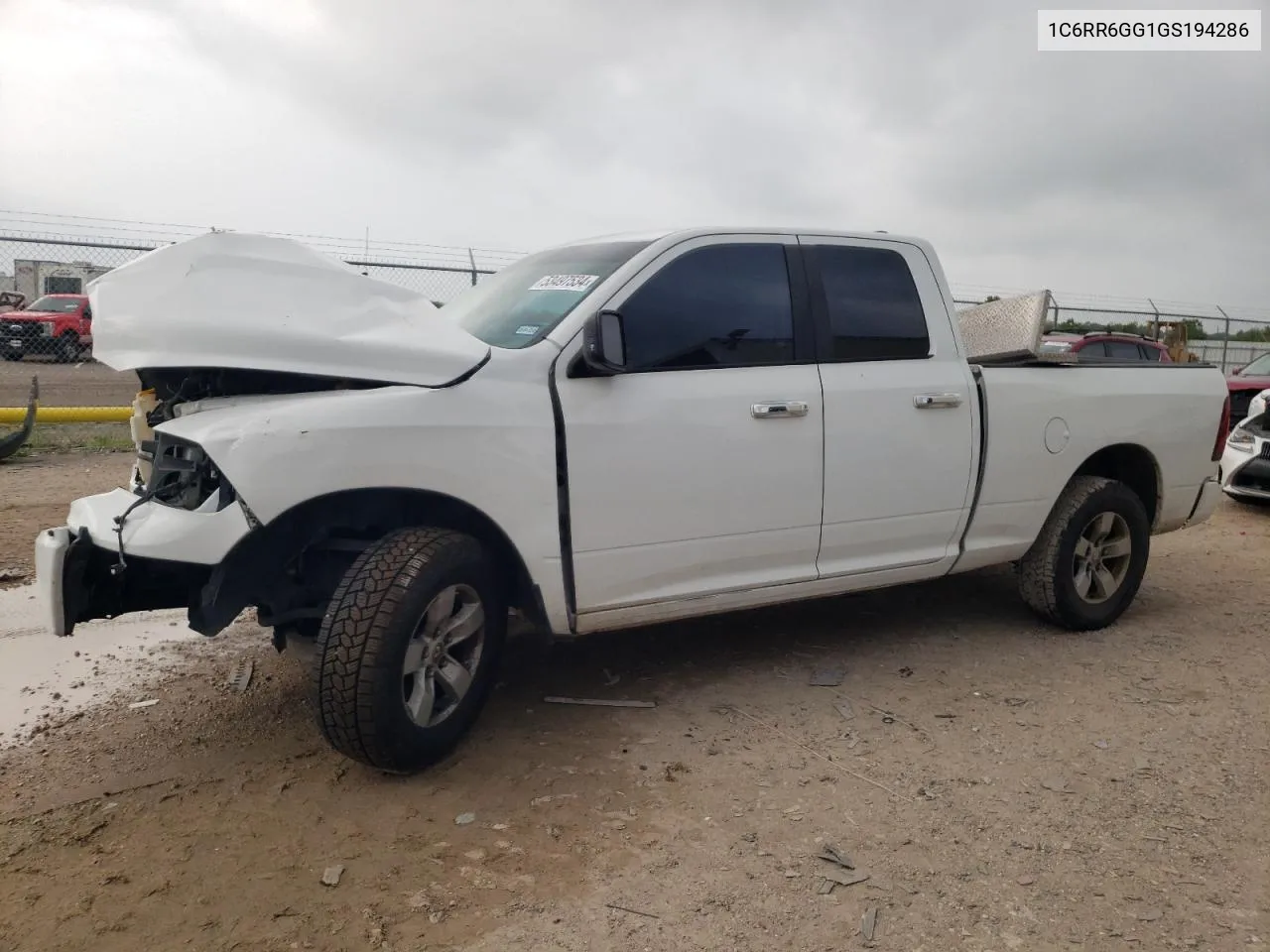 2016 Ram 1500 Slt VIN: 1C6RR6GG1GS194286 Lot: 53497534