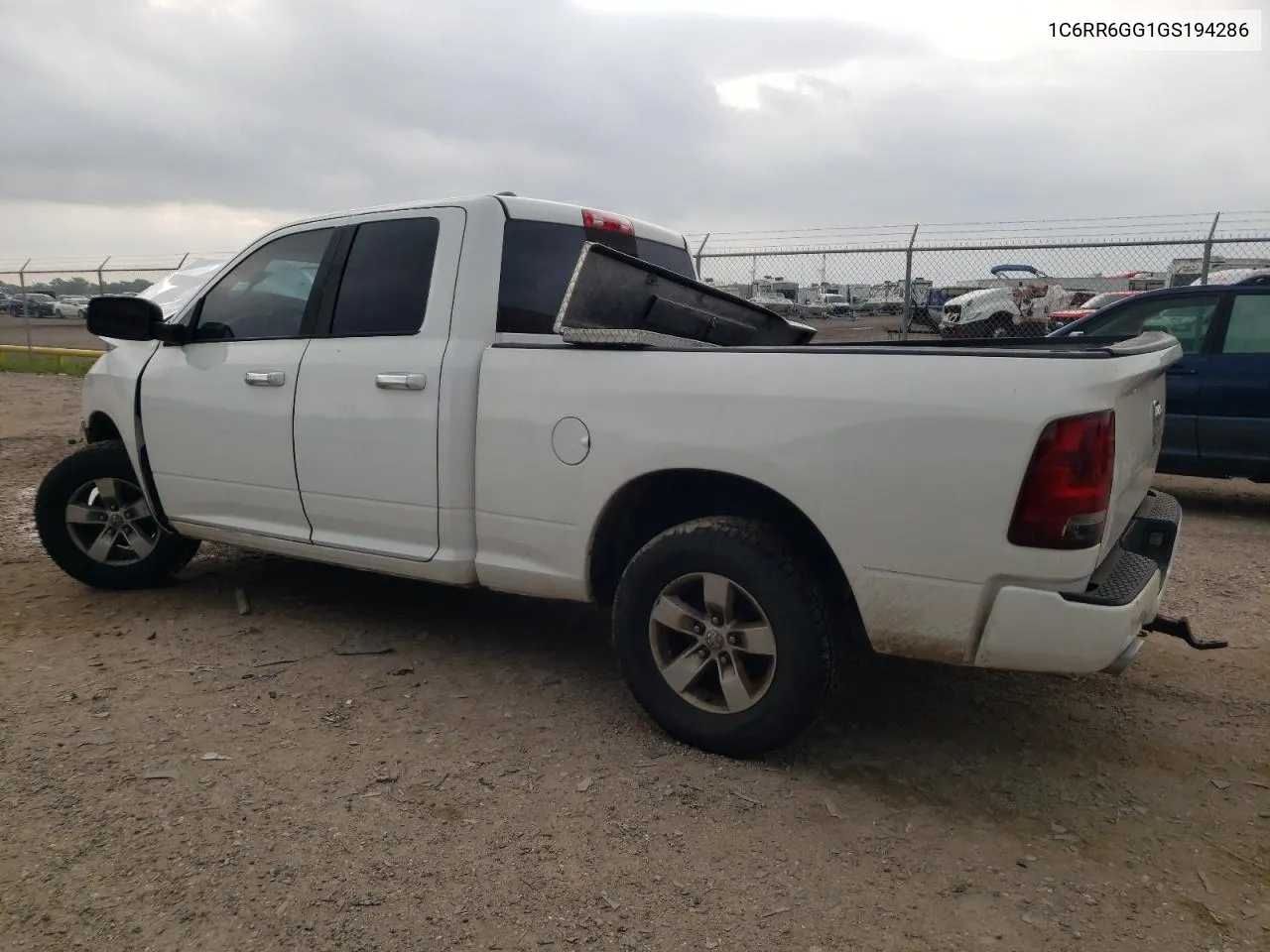 2016 Ram 1500 Slt VIN: 1C6RR6GG1GS194286 Lot: 53497534