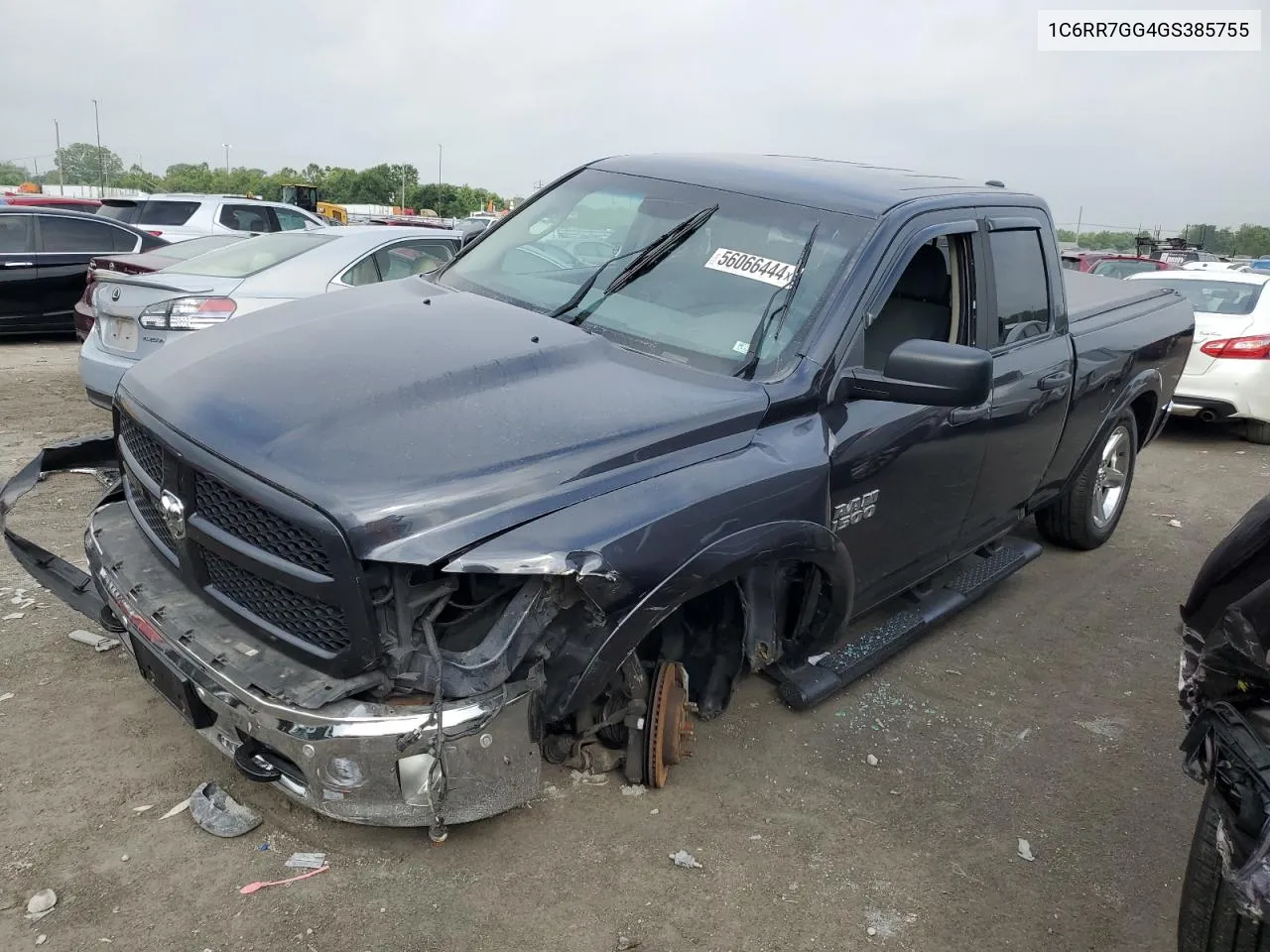 2016 Ram 1500 Slt VIN: 1C6RR7GG4GS385755 Lot: 56066444