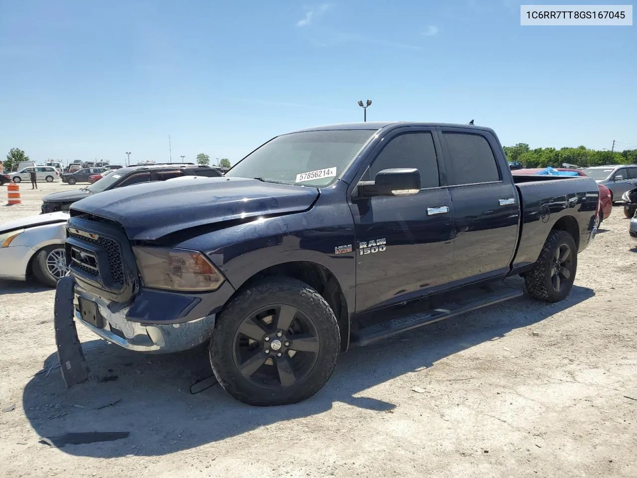 2016 Ram 1500 Slt VIN: 1C6RR7TT8GS167045 Lot: 57856214