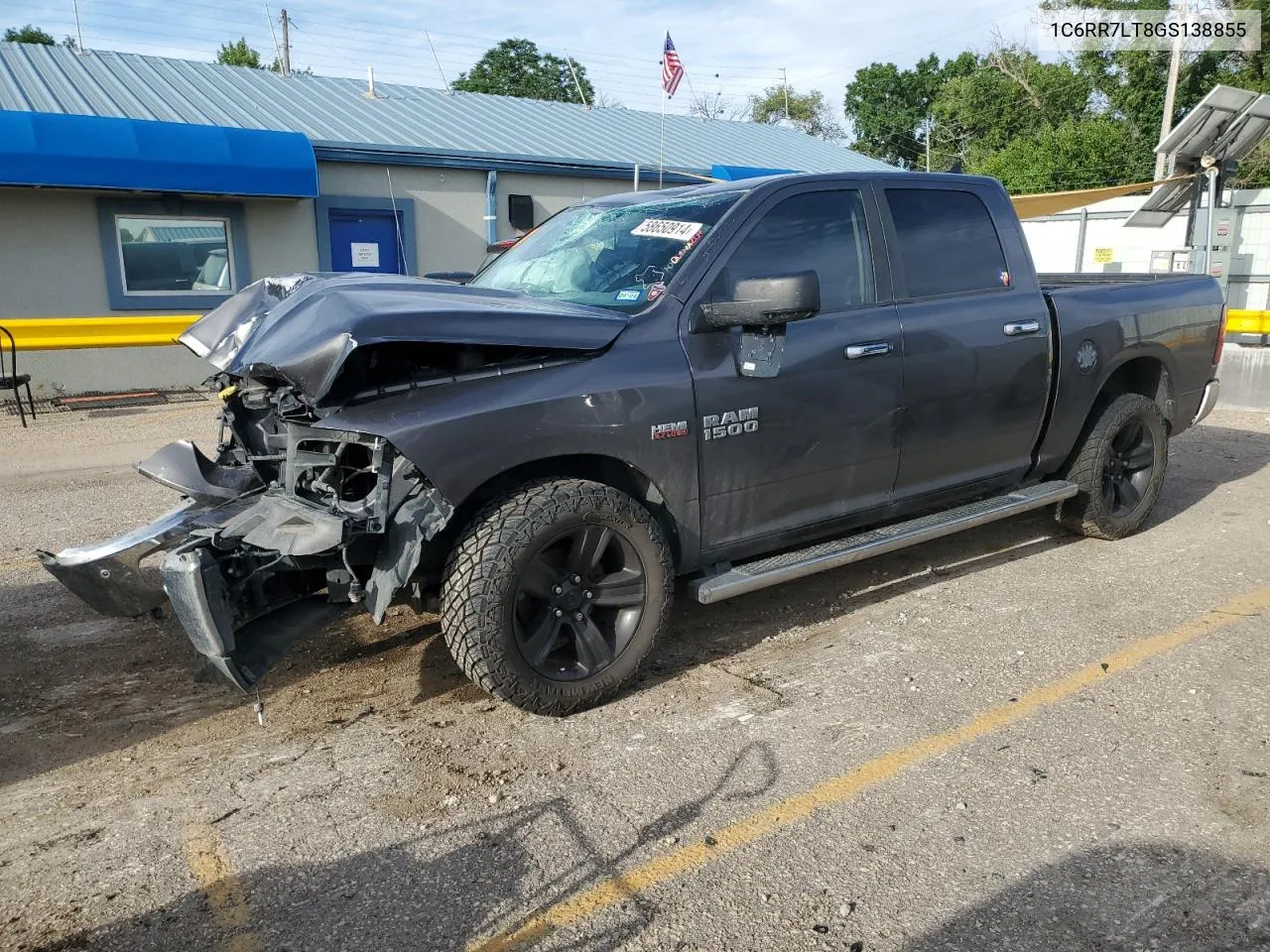 2016 Ram 1500 Slt VIN: 1C6RR7LT8GS138855 Lot: 58650914