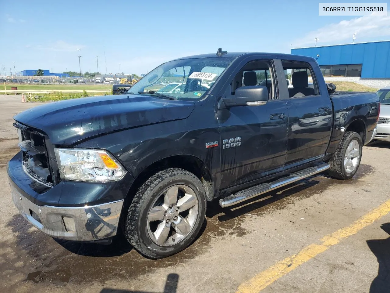 2016 Ram 1500 Slt VIN: 3C6RR7LT1GG195518 Lot: 58658124