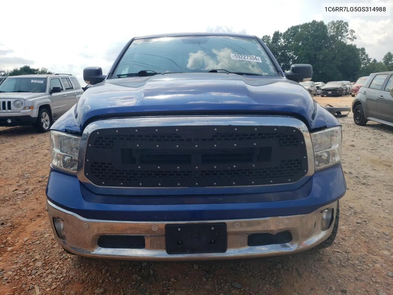 1C6RR7LG5GS314988 2016 Ram 1500 Slt