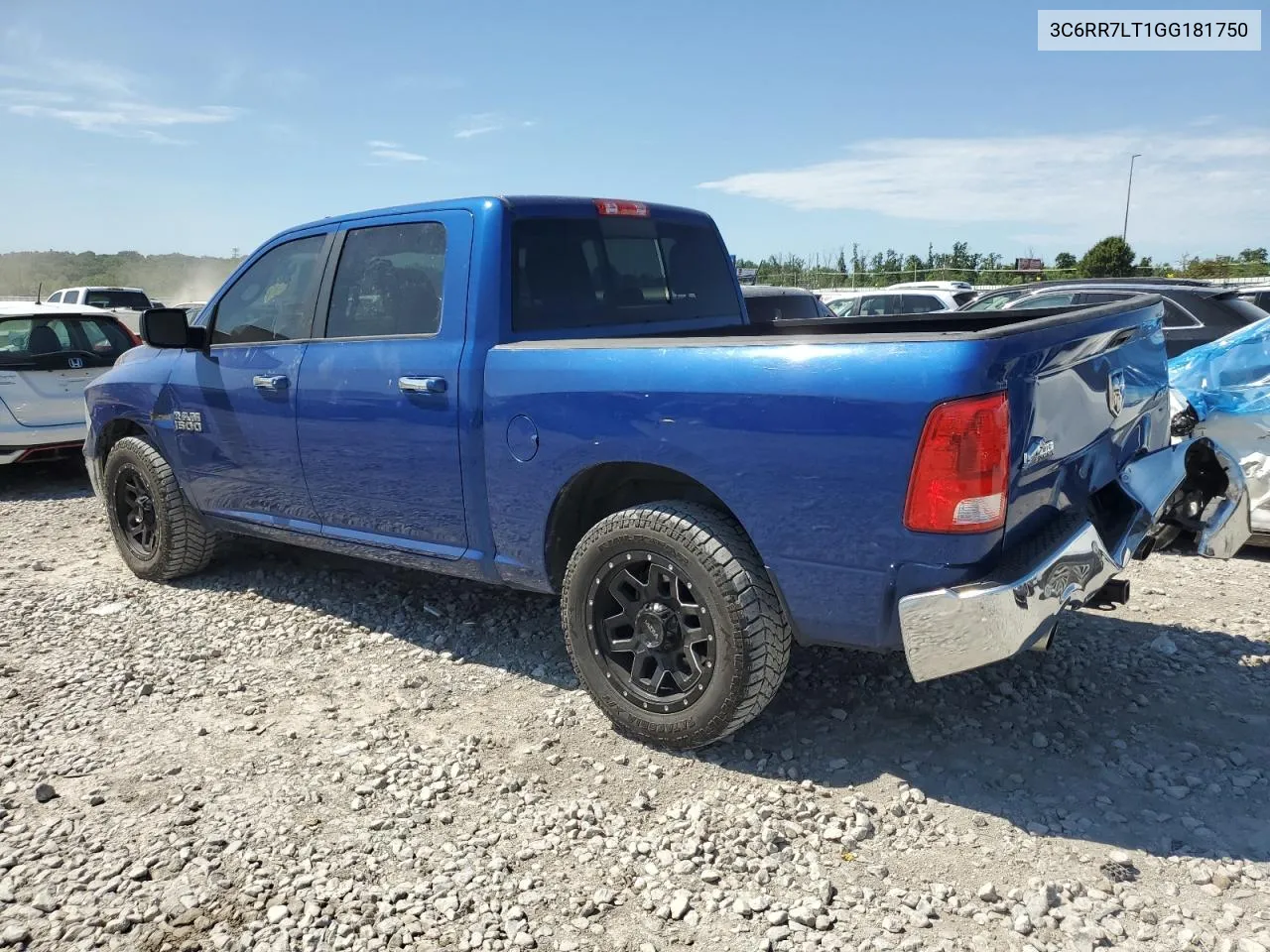 2016 Ram 1500 Slt VIN: 3C6RR7LT1GG181750 Lot: 60351774