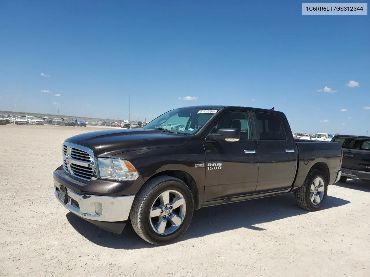 2016 Ram 1500 Slt VIN: 1C6RR6LT7GS312344 Lot: 61415594