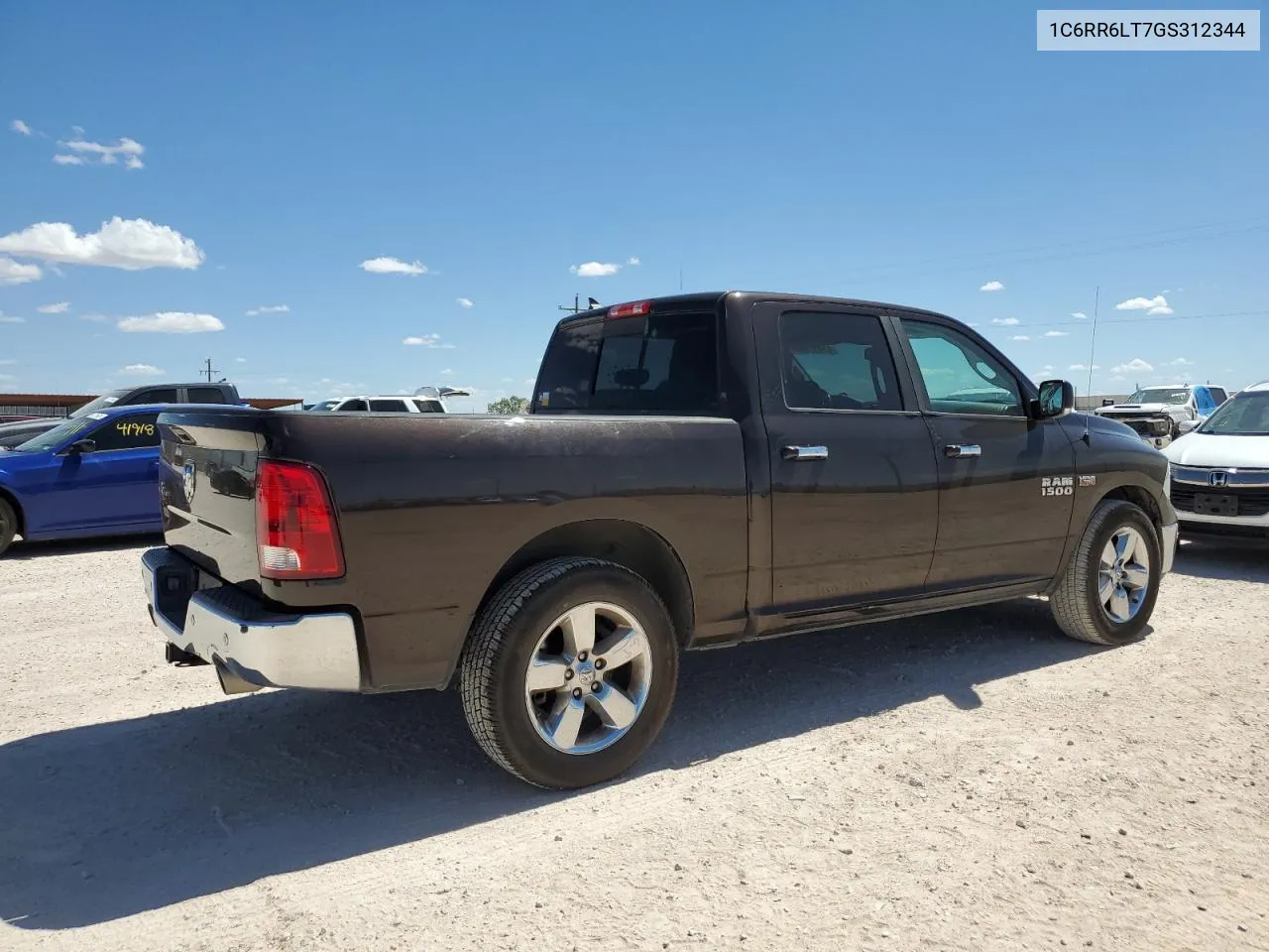 2016 Ram 1500 Slt VIN: 1C6RR6LT7GS312344 Lot: 61415594