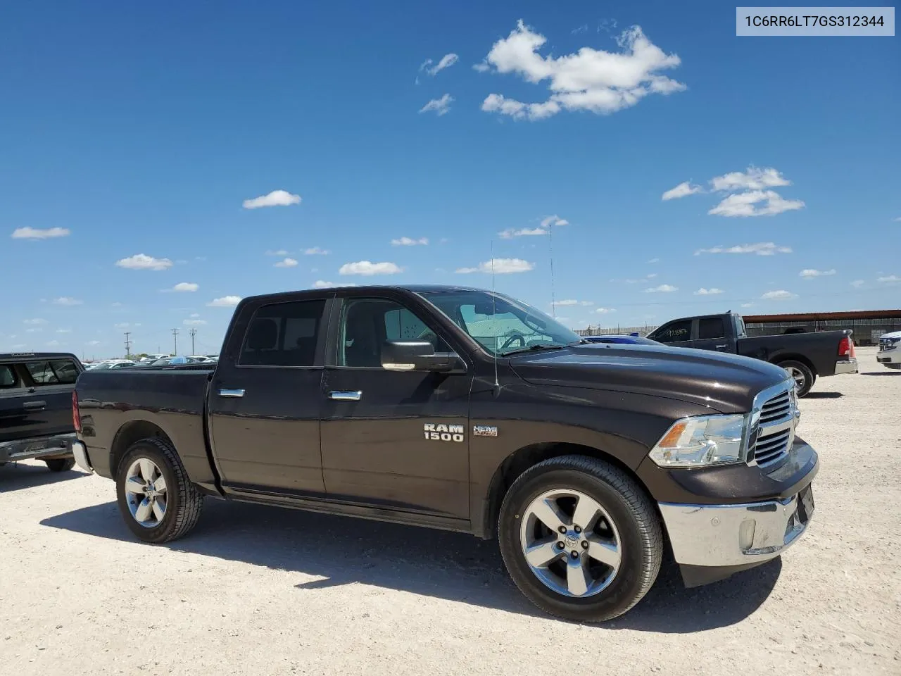 2016 Ram 1500 Slt VIN: 1C6RR6LT7GS312344 Lot: 61415594