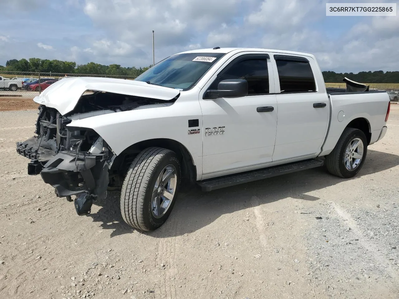 2016 Ram 1500 St VIN: 3C6RR7KT7GG225865 Lot: 62386084