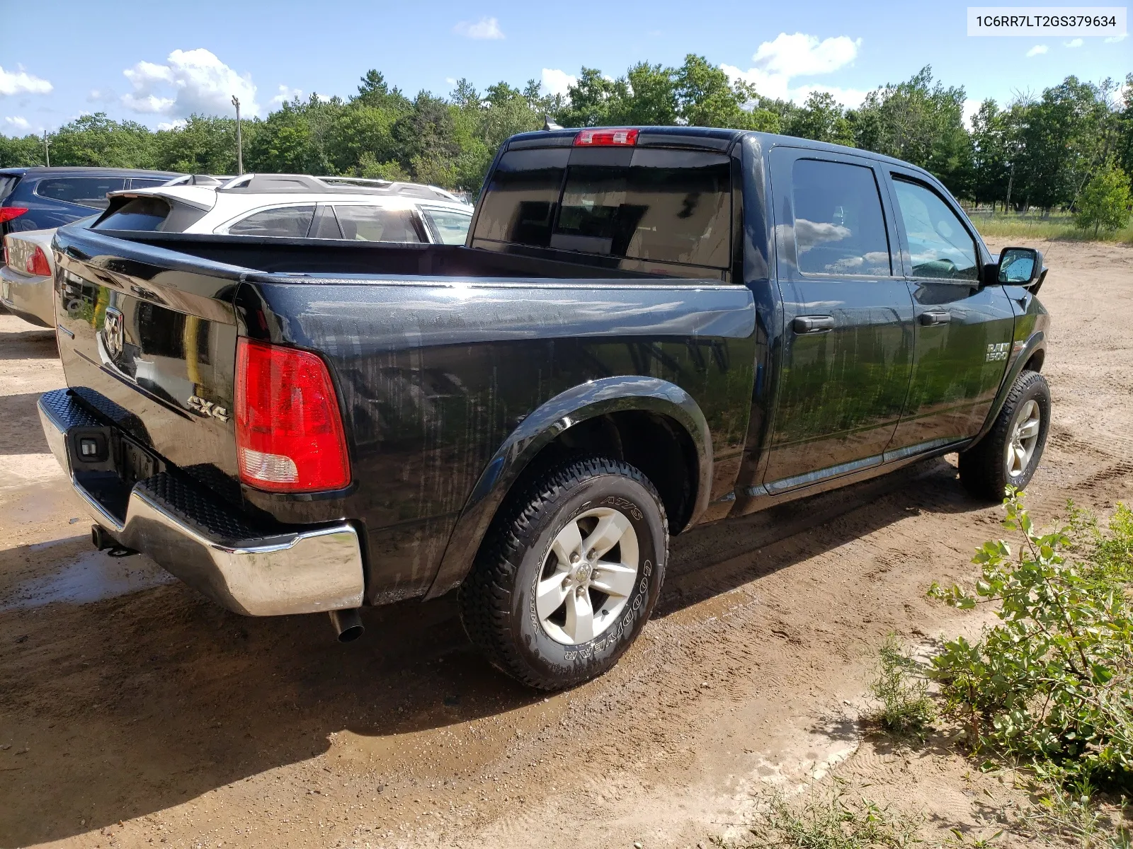 2016 Ram 1500 Slt VIN: 1C6RR7LT2GS379634 Lot: 62934434