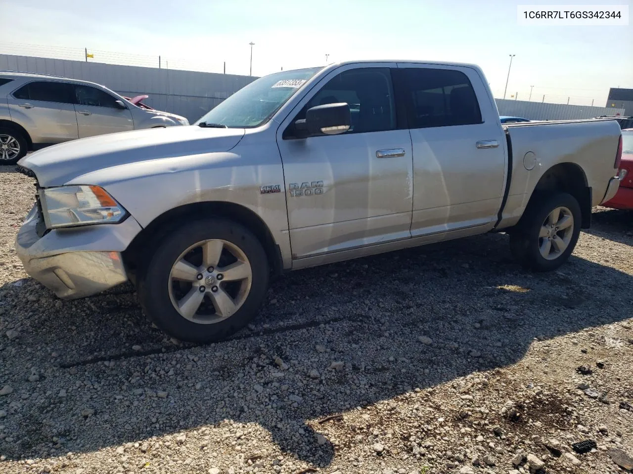 2016 Ram 1500 Slt VIN: 1C6RR7LT6GS342344 Lot: 63517353