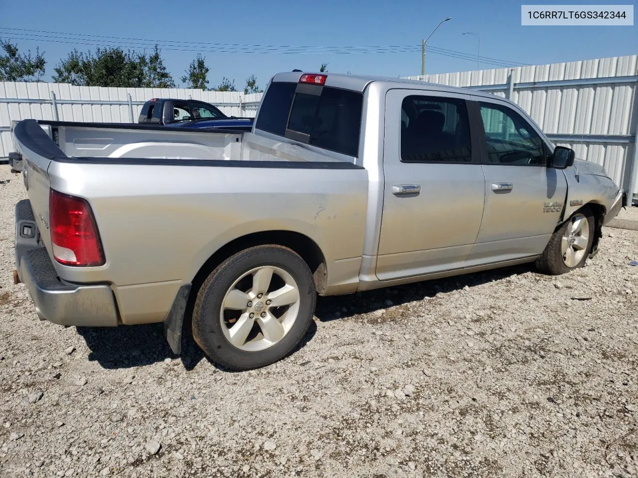 2016 Ram 1500 Slt VIN: 1C6RR7LT6GS342344 Lot: 63517353