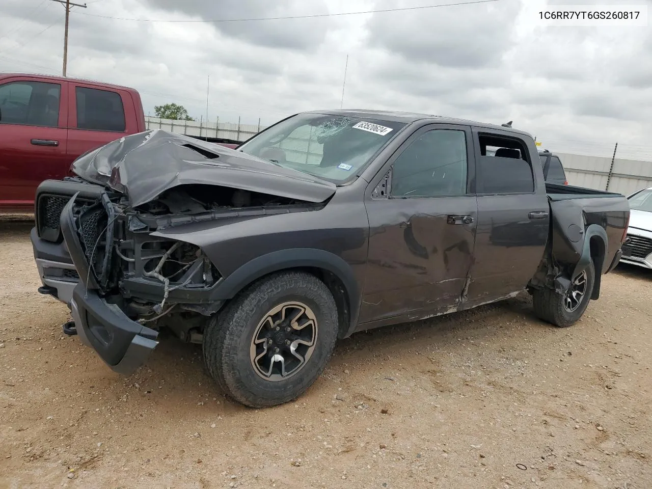 2016 Ram 1500 Rebel VIN: 1C6RR7YT6GS260817 Lot: 63520624