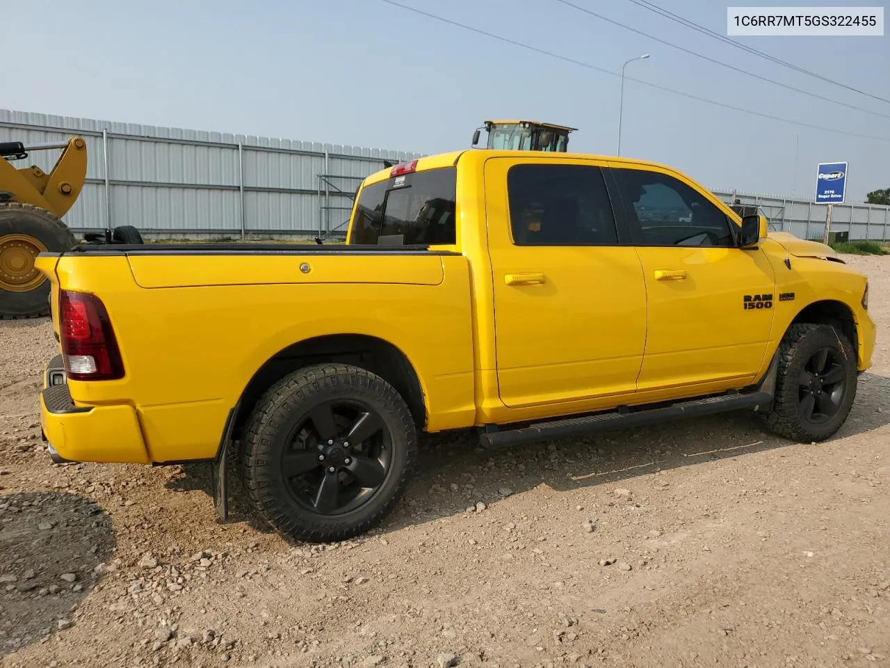 2016 Ram 1500 Sport VIN: 1C6RR7MT5GS322455 Lot: 63639474