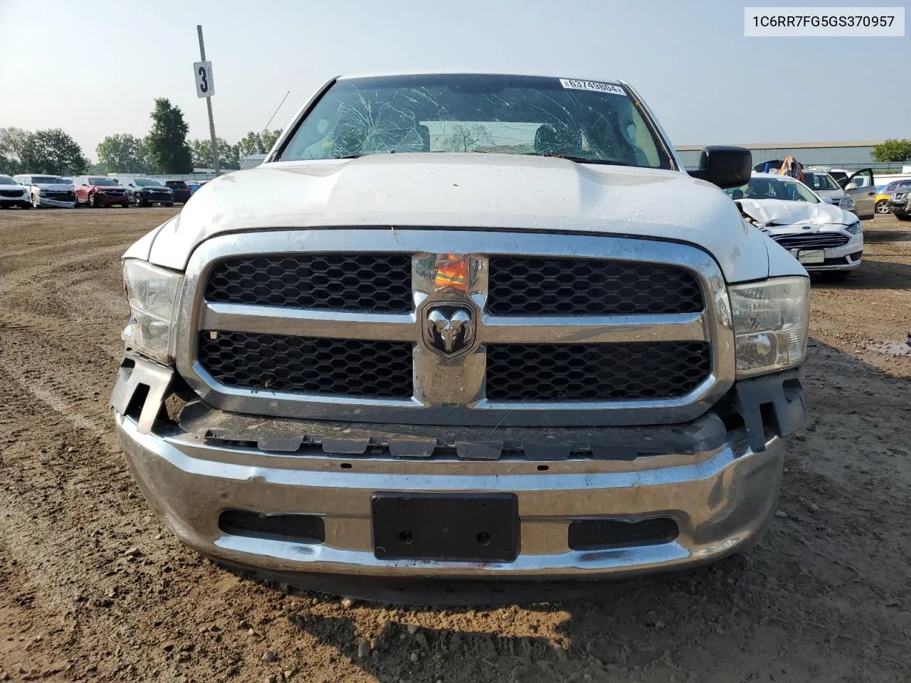 2016 Ram 1500 St VIN: 1C6RR7FG5GS370957 Lot: 63749804