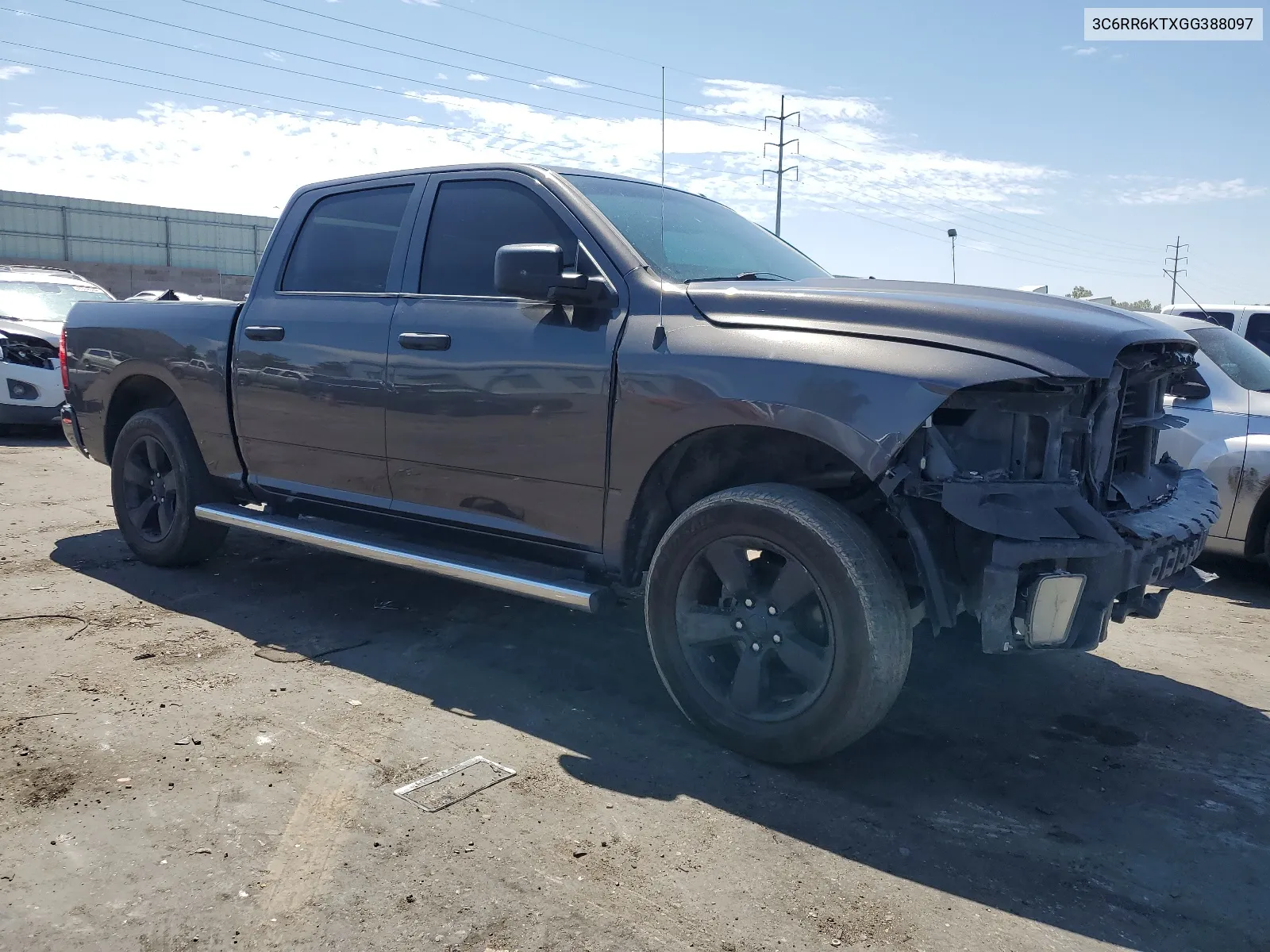 2016 Ram 1500 St VIN: 3C6RR6KTXGG388097 Lot: 66009534