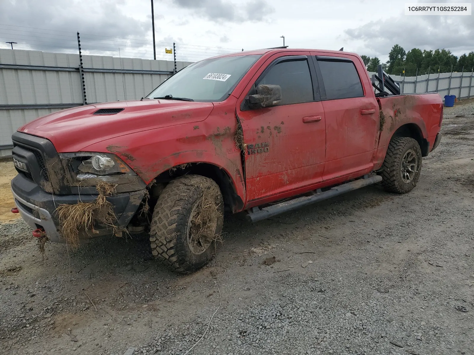 2016 Ram 1500 Rebel VIN: 1C6RR7YT1GS252284 Lot: 66103024