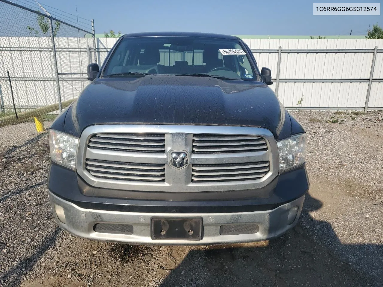 2016 Ram 1500 Slt VIN: 1C6RR6GG6GS312574 Lot: 66326484