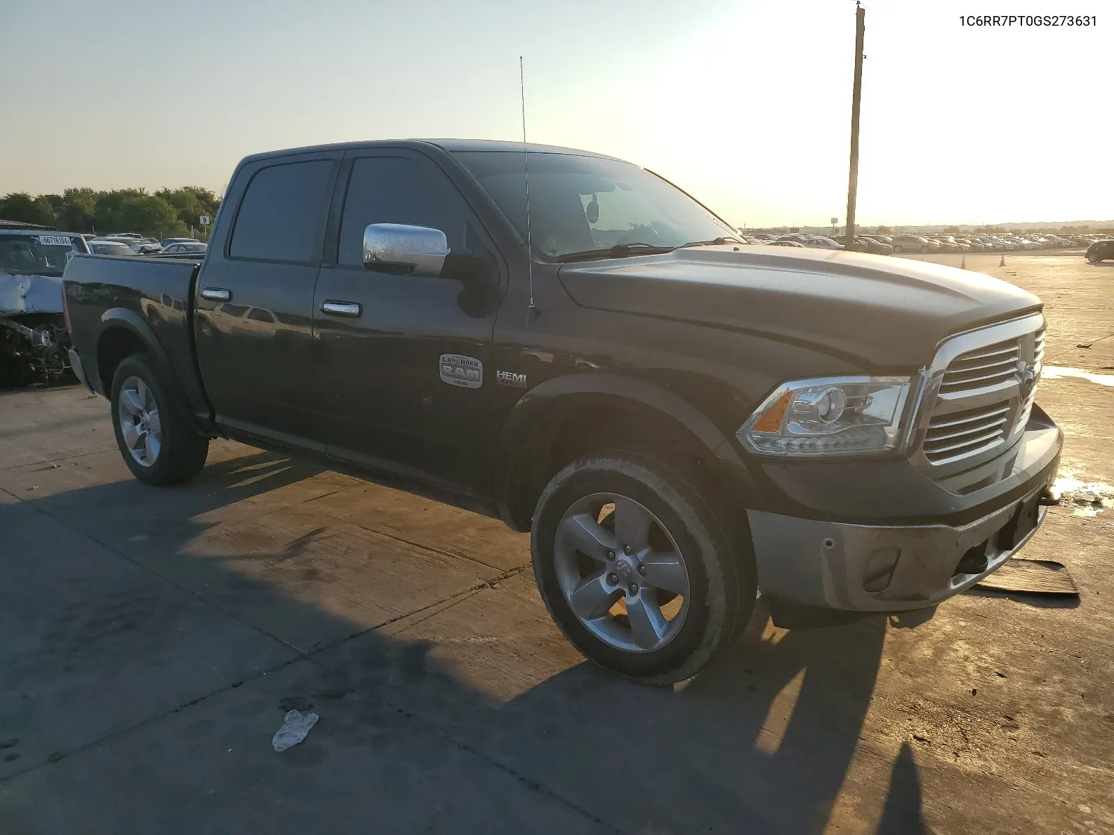 2016 Ram 1500 Longhorn VIN: 1C6RR7PT0GS273631 Lot: 66550724