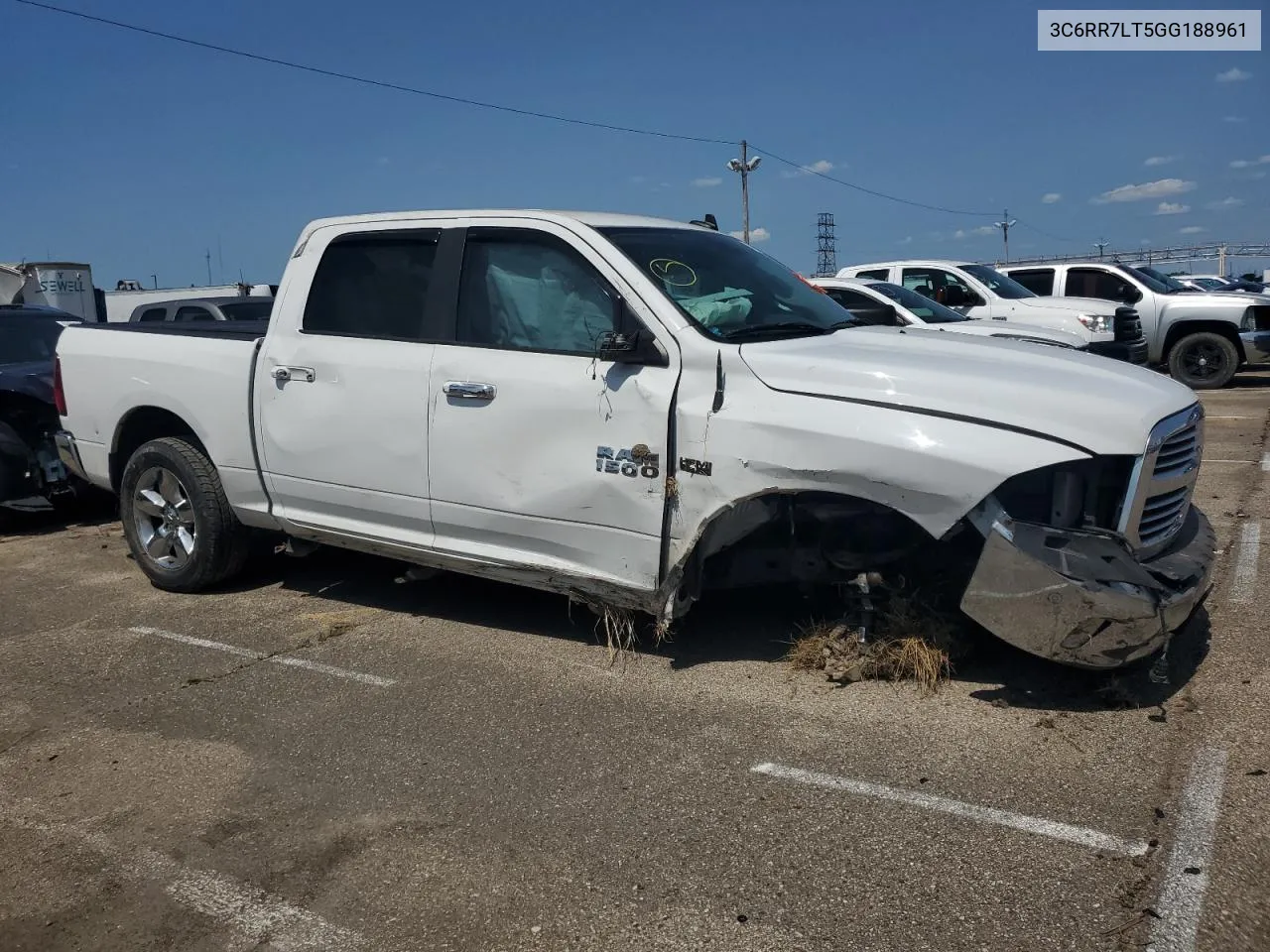 2016 Ram 1500 Slt VIN: 3C6RR7LT5GG188961 Lot: 66921084