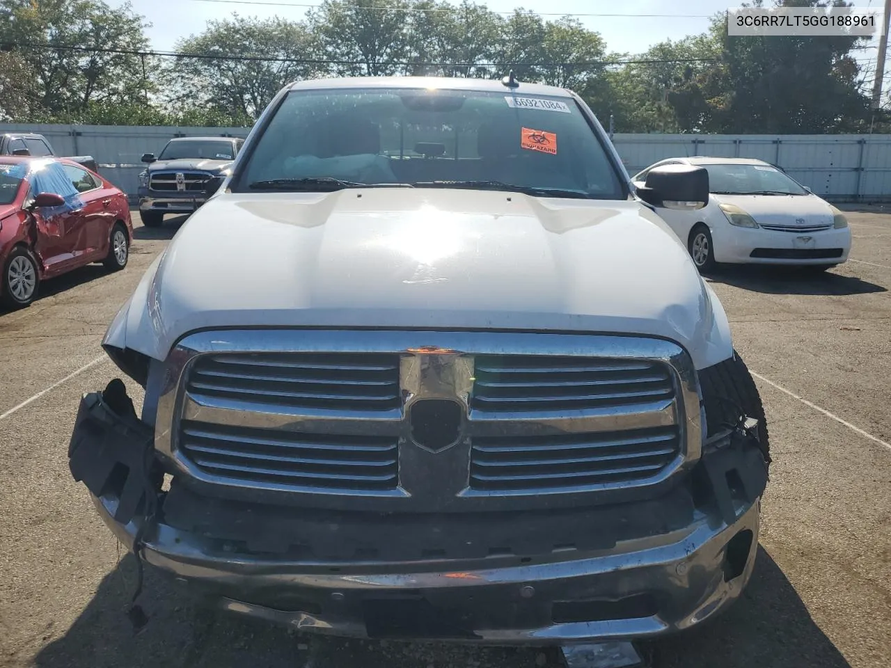 2016 Ram 1500 Slt VIN: 3C6RR7LT5GG188961 Lot: 66921084