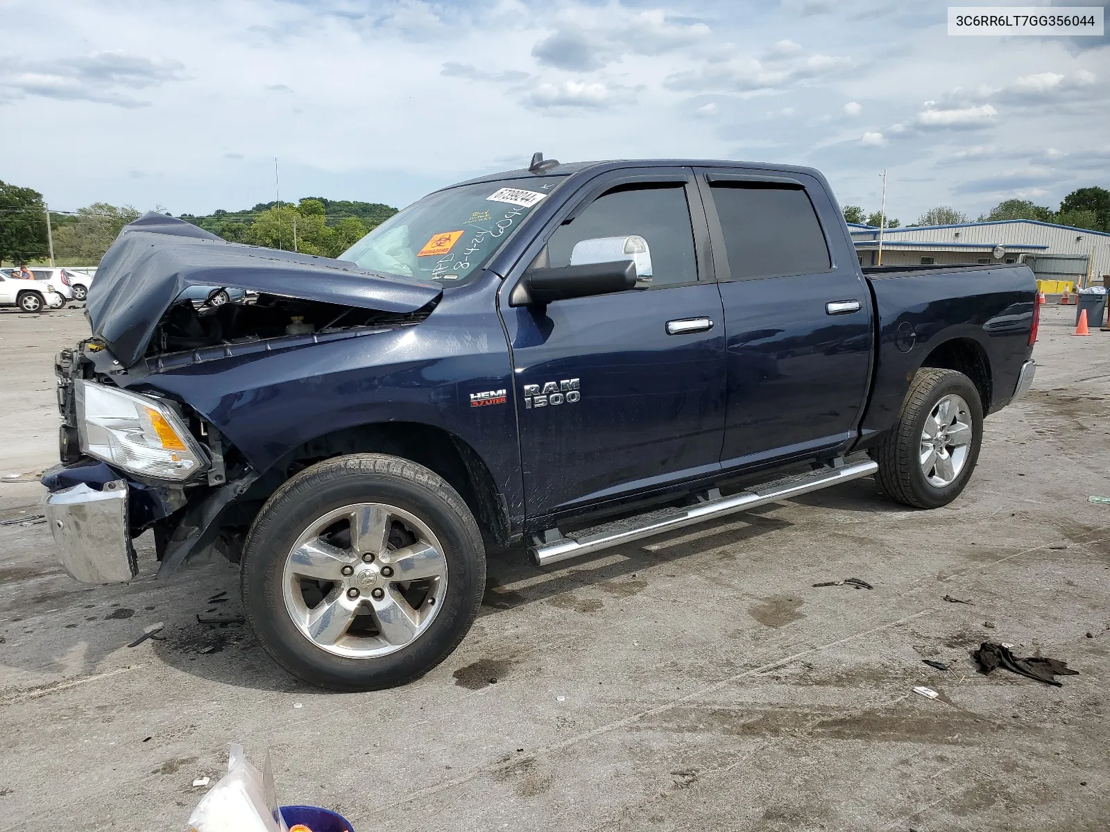 2016 Ram 1500 Slt VIN: 3C6RR6LT7GG356044 Lot: 67399244