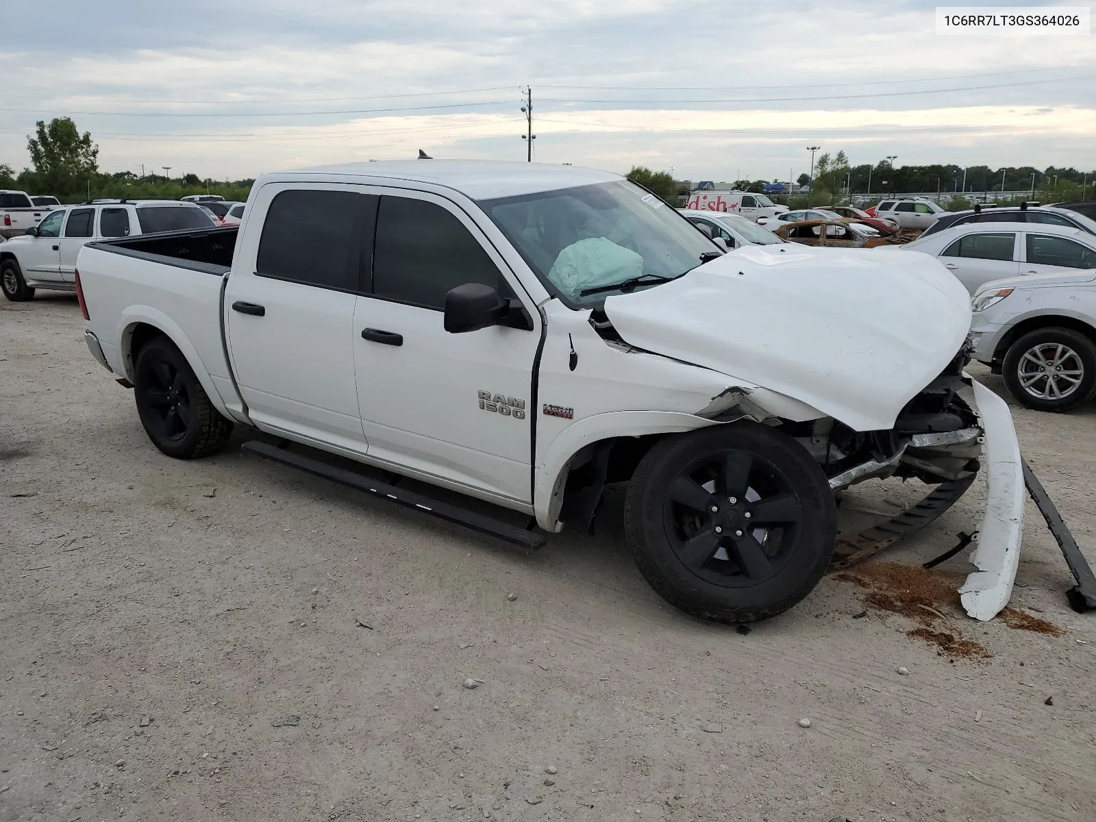 2016 Ram 1500 Slt VIN: 1C6RR7LT3GS364026 Lot: 67558684