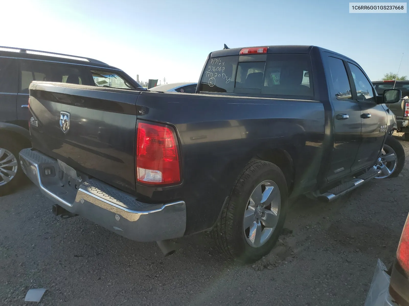 2016 Ram 1500 Slt VIN: 1C6RR6GG1GS237668 Lot: 67564754