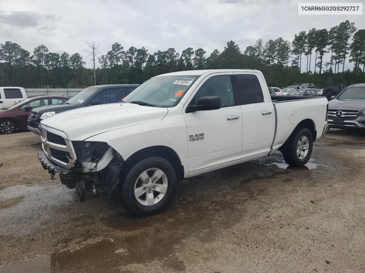 2016 Ram 1500 Slt VIN: 1C6RR6GG2GS292727 Lot: 68136594