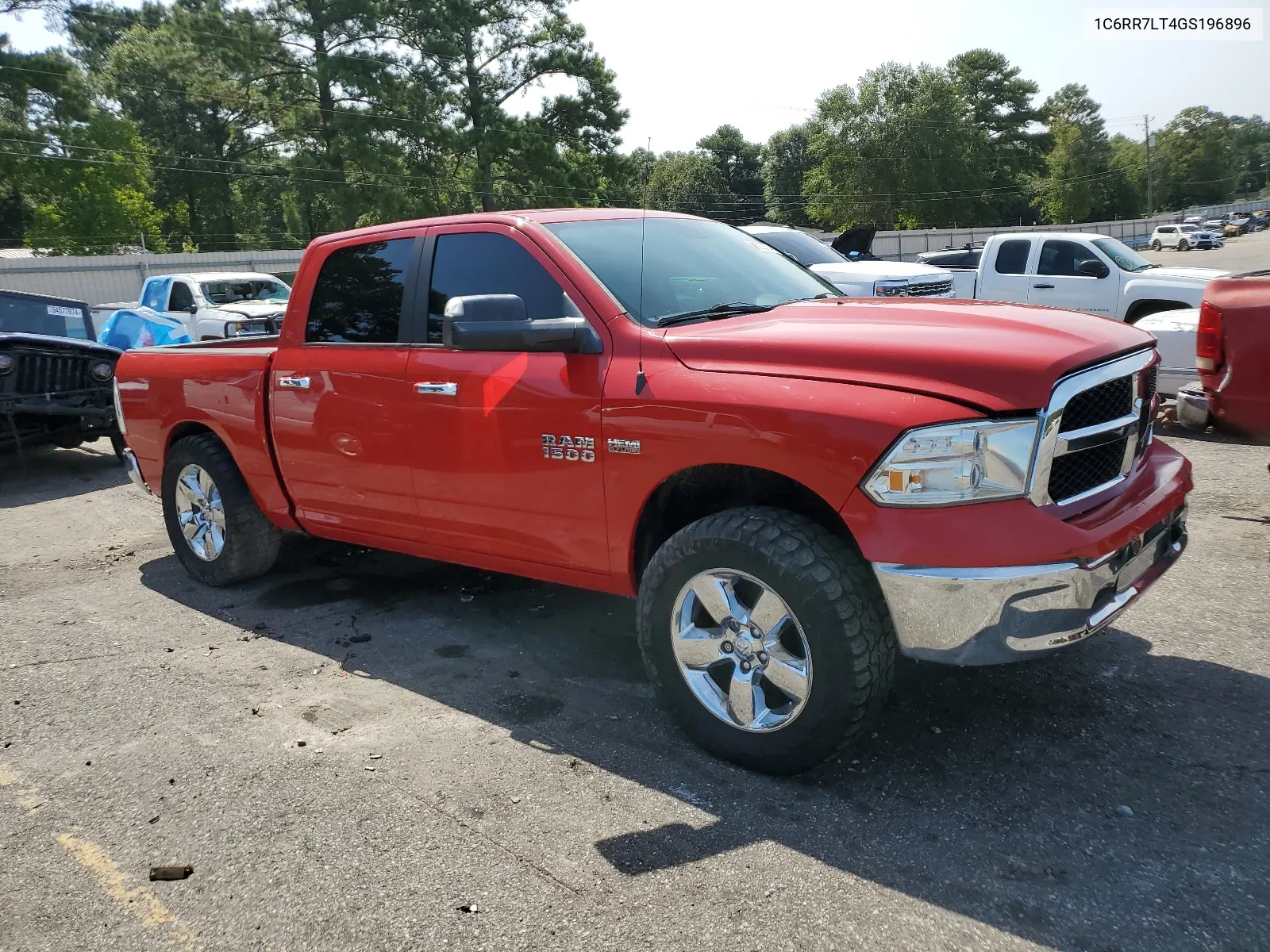 2016 Ram 1500 Slt VIN: 1C6RR7LT4GS196896 Lot: 68223304