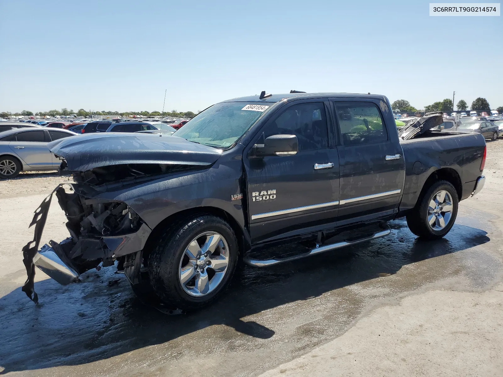 2016 Ram 1500 Slt VIN: 3C6RR7LT9GG214574 Lot: 68481854