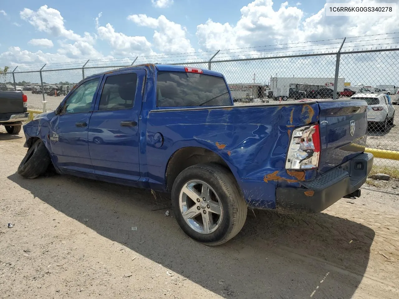 2016 Ram 1500 St VIN: 1C6RR6KG0GS340278 Lot: 68537334