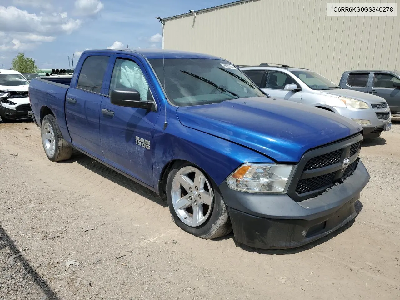 2016 Ram 1500 St VIN: 1C6RR6KG0GS340278 Lot: 68537334