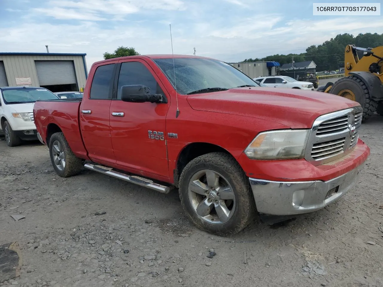 2016 Ram 1500 Slt VIN: 1C6RR7GT7GS177043 Lot: 68713174