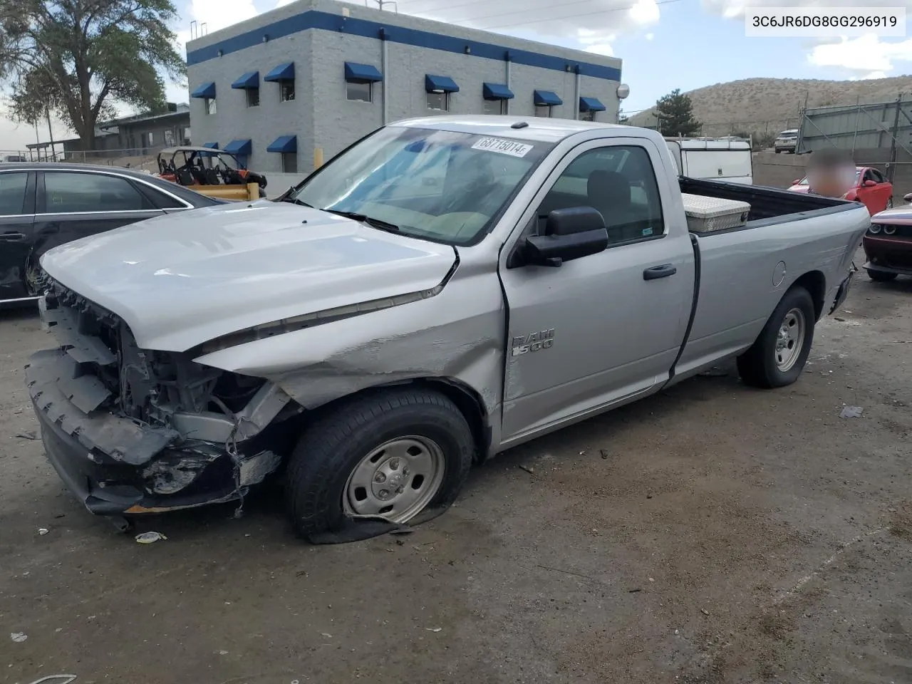 2016 Ram 1500 St VIN: 3C6JR6DG8GG296919 Lot: 68715014