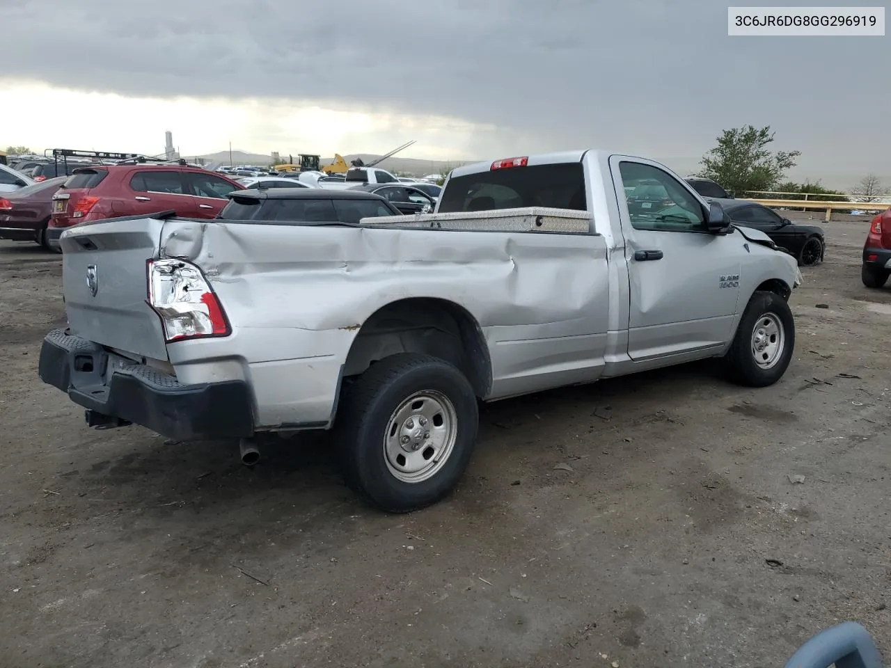 2016 Ram 1500 St VIN: 3C6JR6DG8GG296919 Lot: 68715014