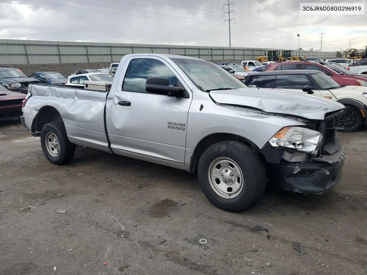 2016 Ram 1500 St VIN: 3C6JR6DG8GG296919 Lot: 68715014