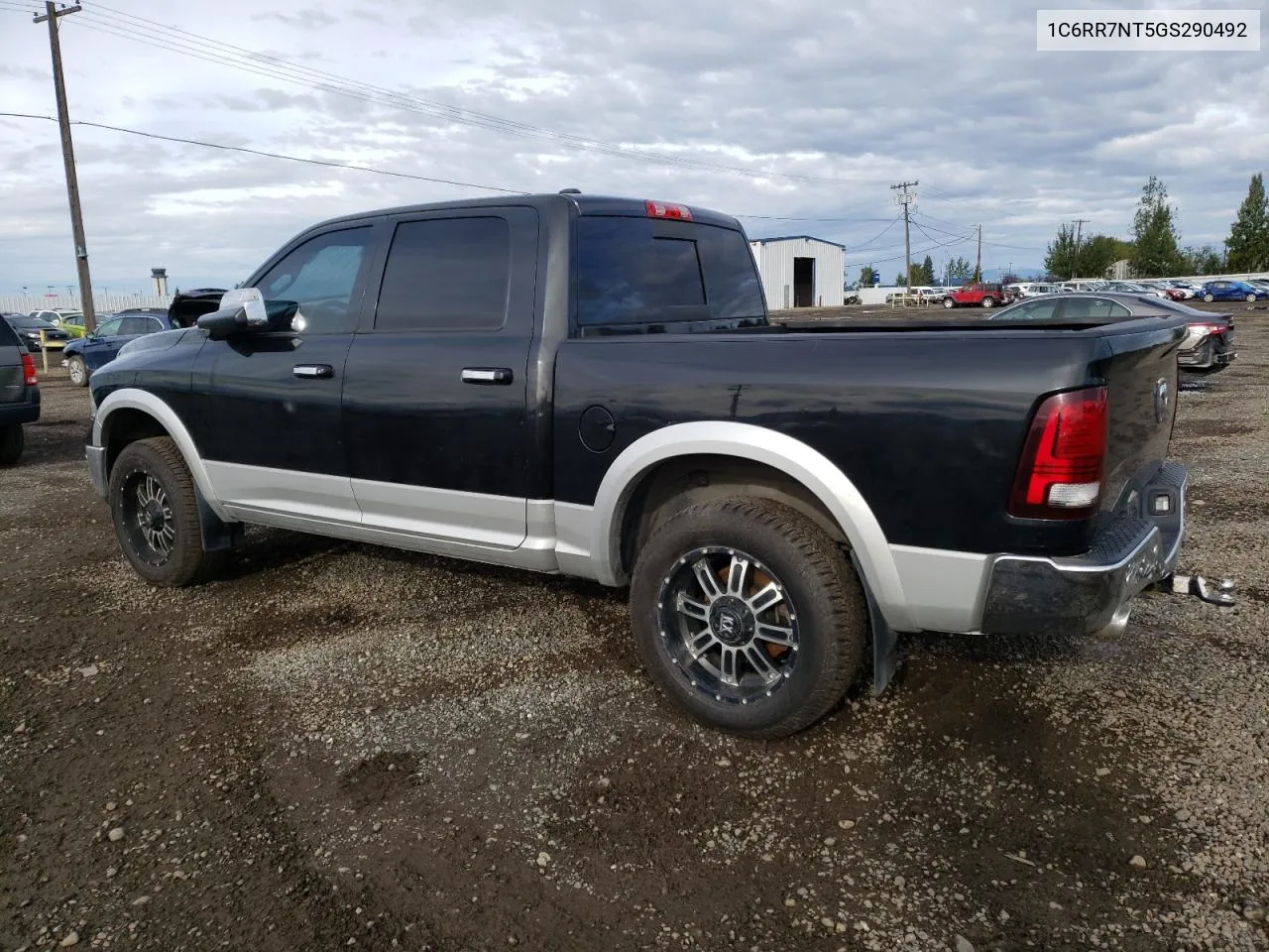 2016 Ram 1500 Laramie VIN: 1C6RR7NT5GS290492 Lot: 68729954