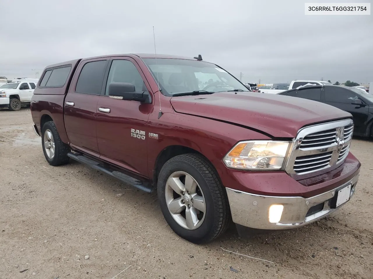 2016 Ram 1500 Slt VIN: 3C6RR6LT6GG321754 Lot: 68930304