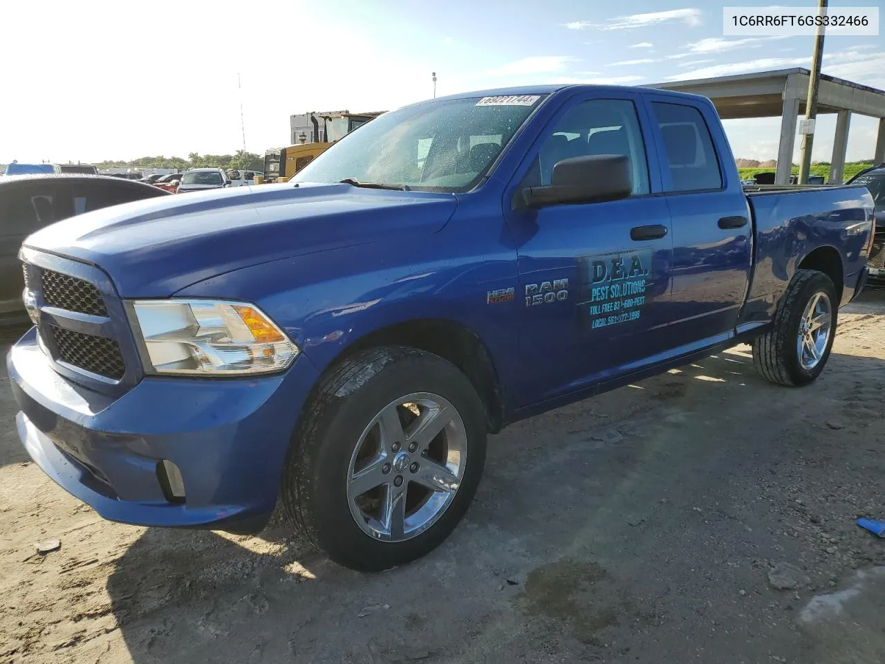 2016 Ram 1500 St VIN: 1C6RR6FT6GS332466 Lot: 69221744