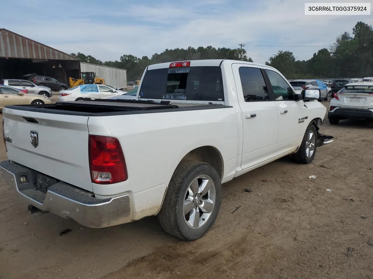 2016 Ram 1500 Slt VIN: 3C6RR6LT0GG375924 Lot: 69239134