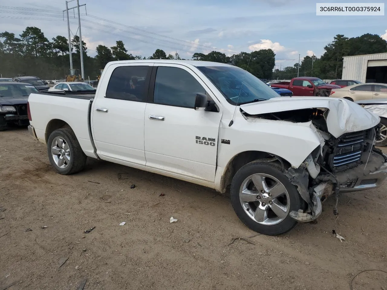 2016 Ram 1500 Slt VIN: 3C6RR6LT0GG375924 Lot: 69239134