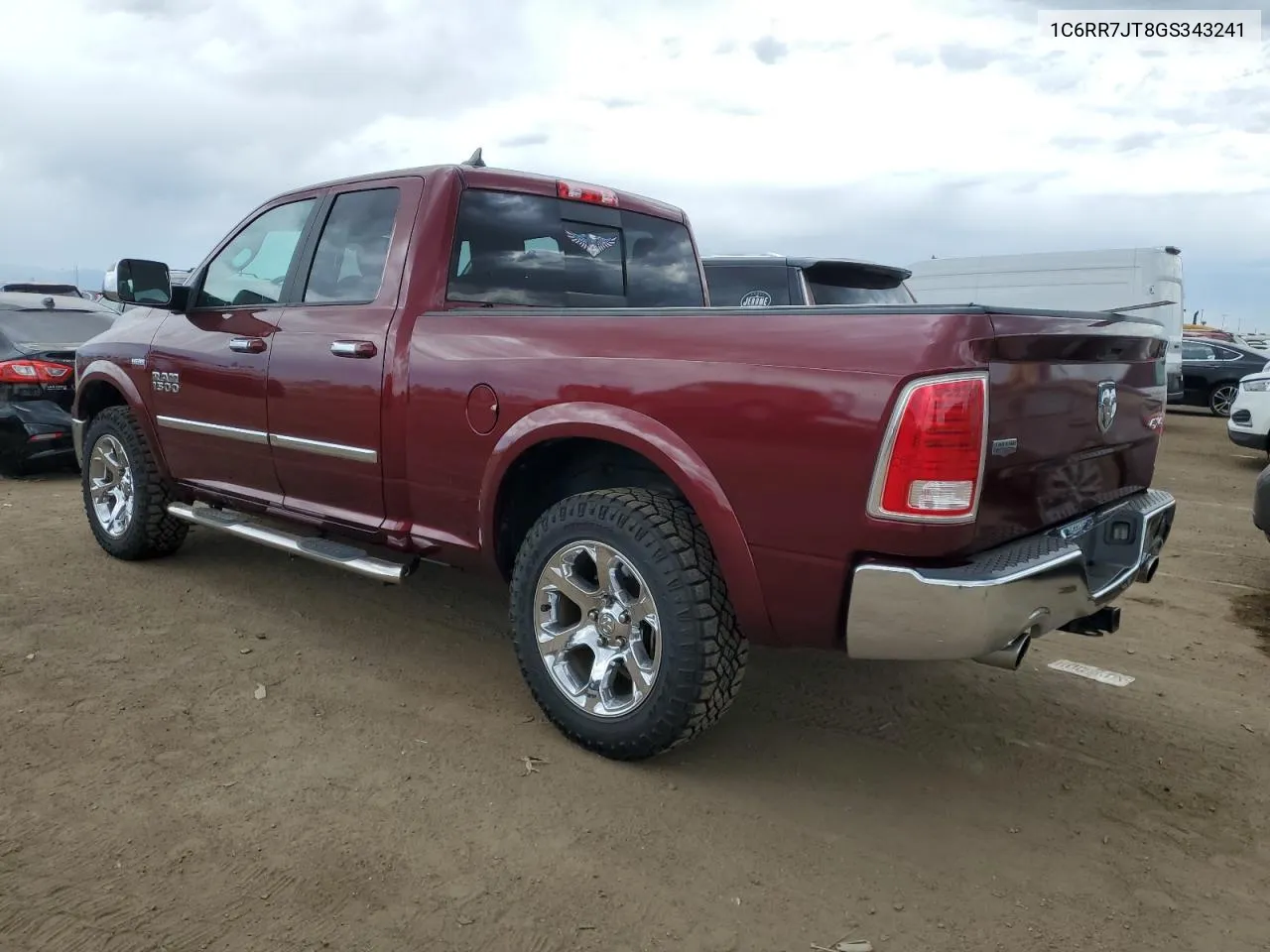 2016 Ram 1500 Laramie VIN: 1C6RR7JT8GS343241 Lot: 69345604