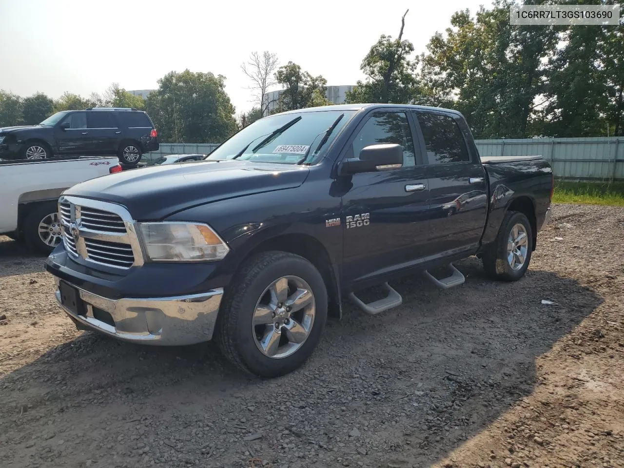 2016 Ram 1500 Slt VIN: 1C6RR7LT3GS103690 Lot: 69475004