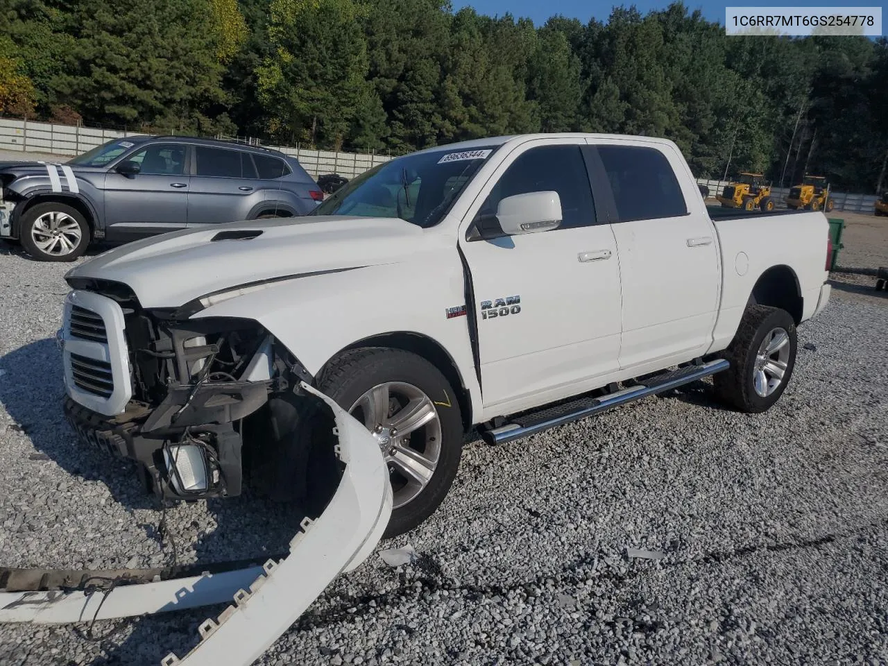 2016 Ram 1500 Sport VIN: 1C6RR7MT6GS254778 Lot: 69636344